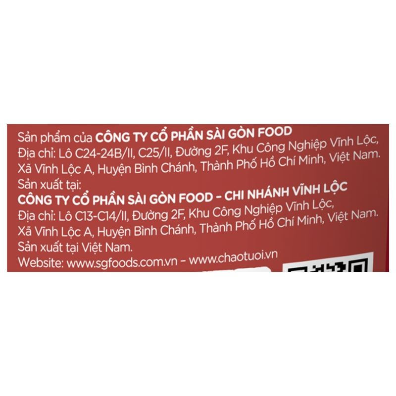 Combo 3 gói cháo tươi SG Food Baby vị ếch và đậu ngự 240g (từ 7 tháng) 6